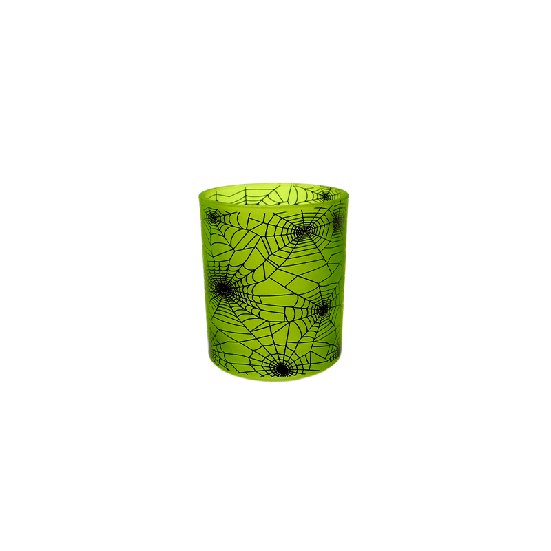 Halloween Pattern Green Frosted Wax Cup YD-HAL-081
