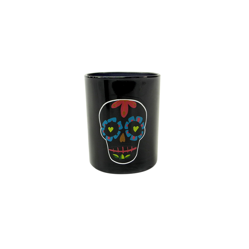 Halloween Black Glass Wax Cup YD-HAL-067