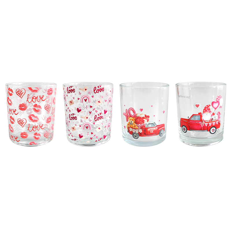 Valentine's Day Glass Wax Bottle YD-VL-063