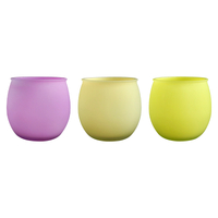 Round Ball Frosted Glass Wax Bottle YD-EAS-064