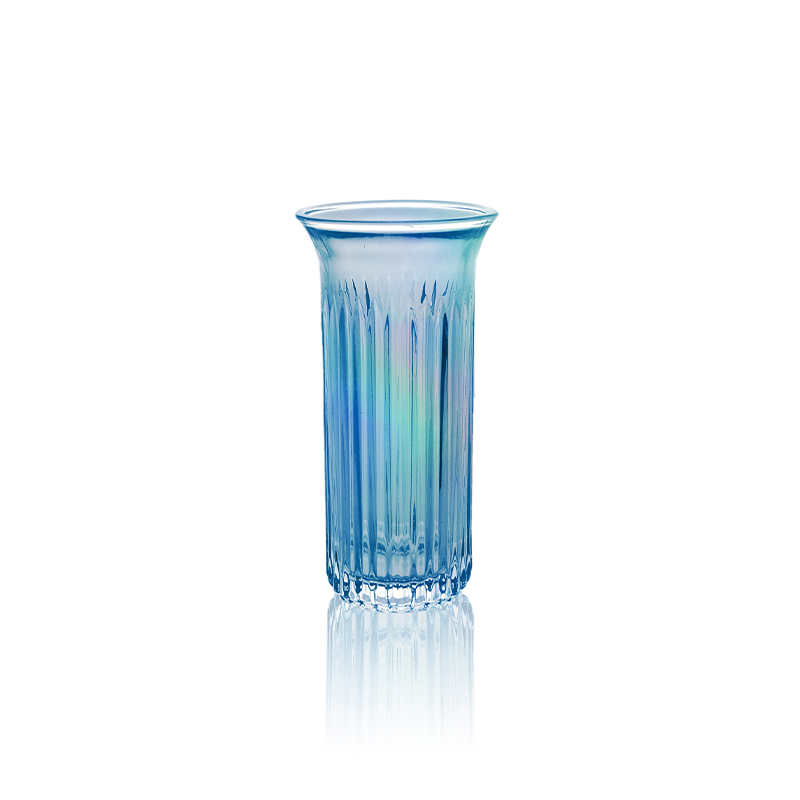 Multicolored Plated Glass Vase YD-OBS-101