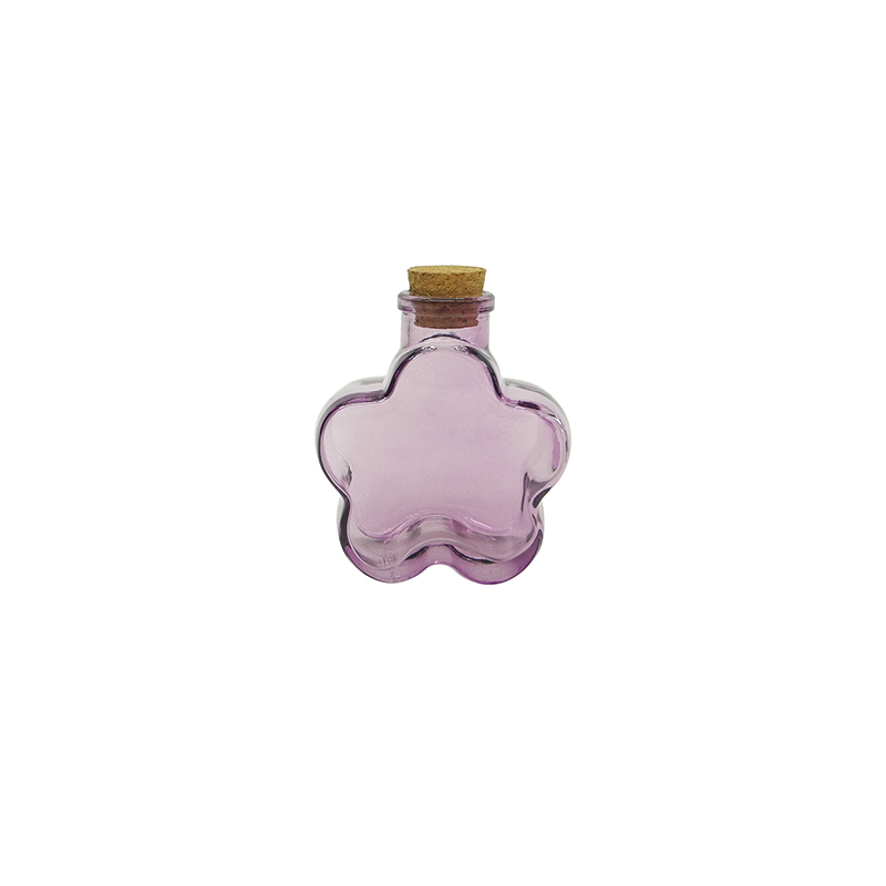 Flower Glass Cork Bottle YD-SS-073