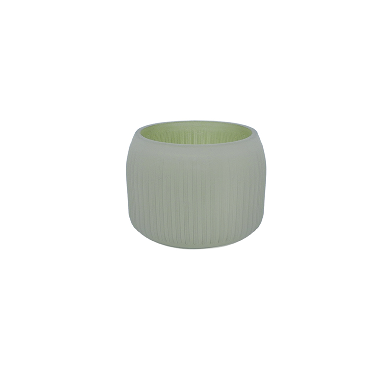 Striped Glass Wax Cup YD-ND-273