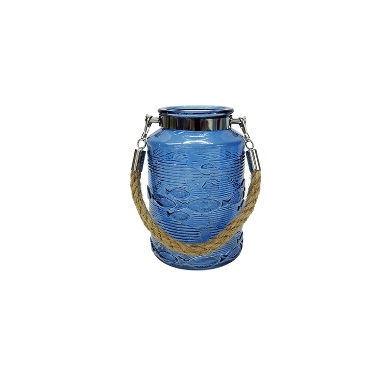 Ocean Series Glass Vase With Handle YD-OBS-145