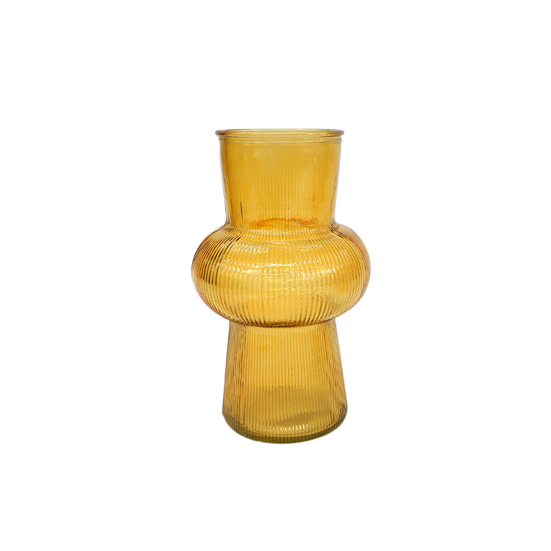 Spring Striped Glass Vase YD-SS-113