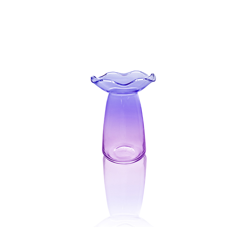 Mushroom Gradient Glass Vase YD-OBS-123