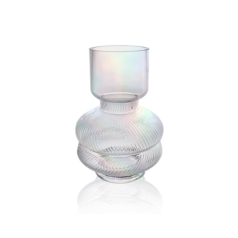 Special-shaped Multicolored Plated Vase YD-OBS-110