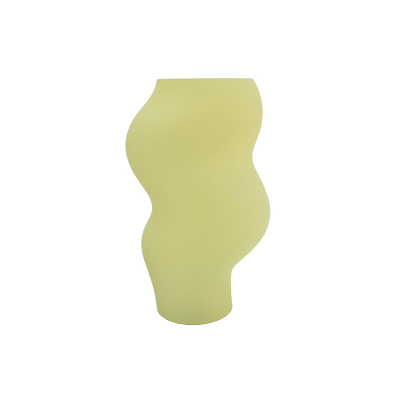 Shaped Frosted Glass Vase YD-ND-458