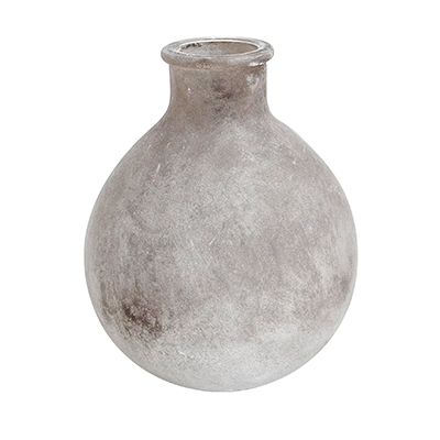 Grey Vintage Glass Vases Wax Bottle YD-TDH-048
