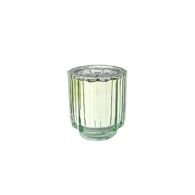 Yorklsun Glassware Green Candle Holder & Wax Bottle YD-CX-055