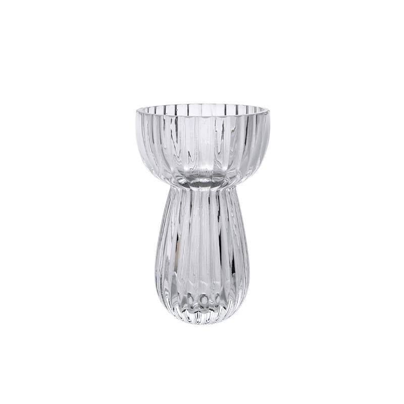 Mushroom Clear Glass Vase YD-CGV-104