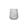 Striped Embossed Glass Vase YD-CGV-095
