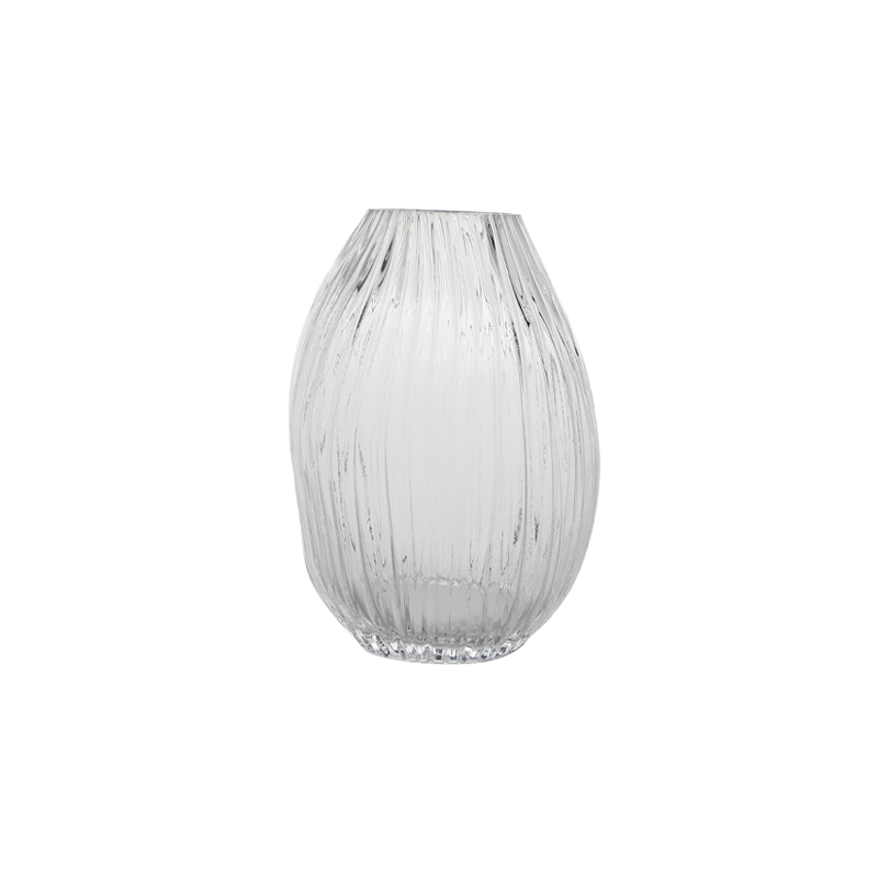 Line Pattern Glass Vase YD-CGV-118