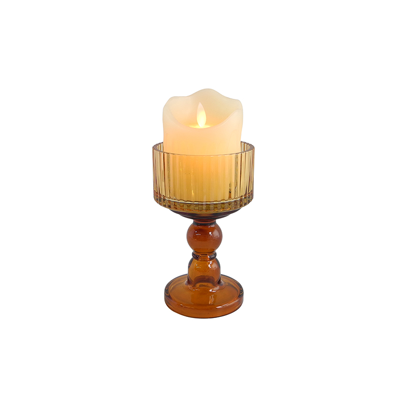 Brown Color Dual-purpose Modern Candle Holder YD-HDWC-202