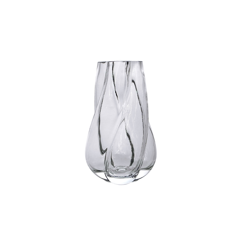 Special Shaped Clear Glass Vase YD-CGV-163