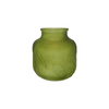 Blurred-gloss Green Glass Vase YD-TDH-172