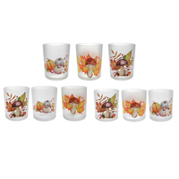 Pattern-decorated Glass Candlestick YD-TDH-140