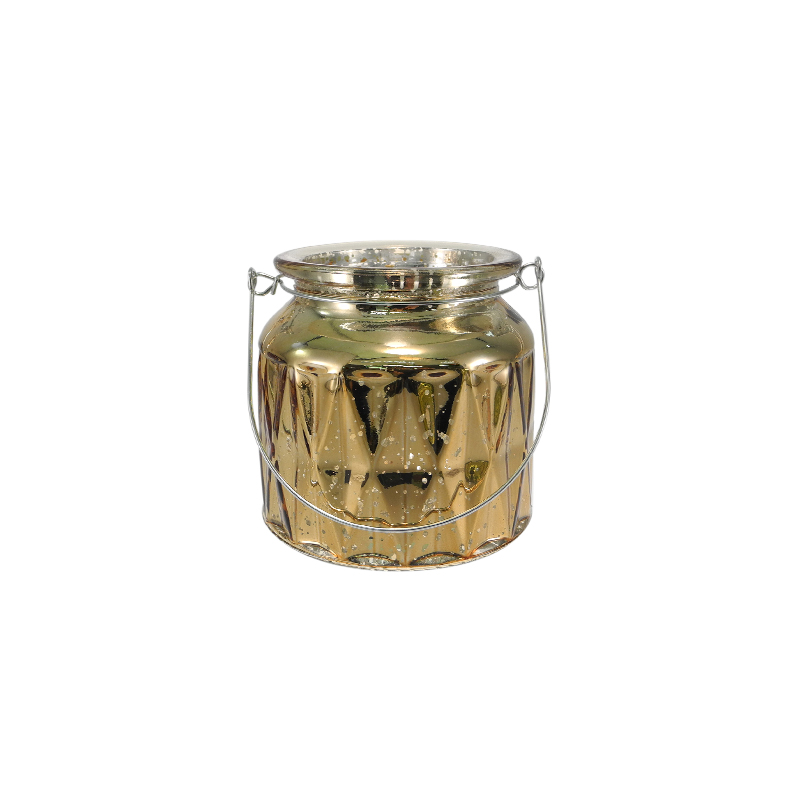 Diamond-patterned Christmas Candleholder YD-CX-149