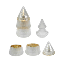 Frosted White Glass Christmas Tree YD-CX-134