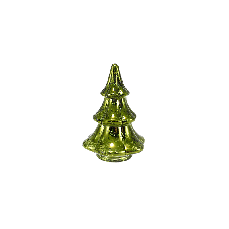 Electroplated Silver-green Christmas Tree Decorations YD-CX-132