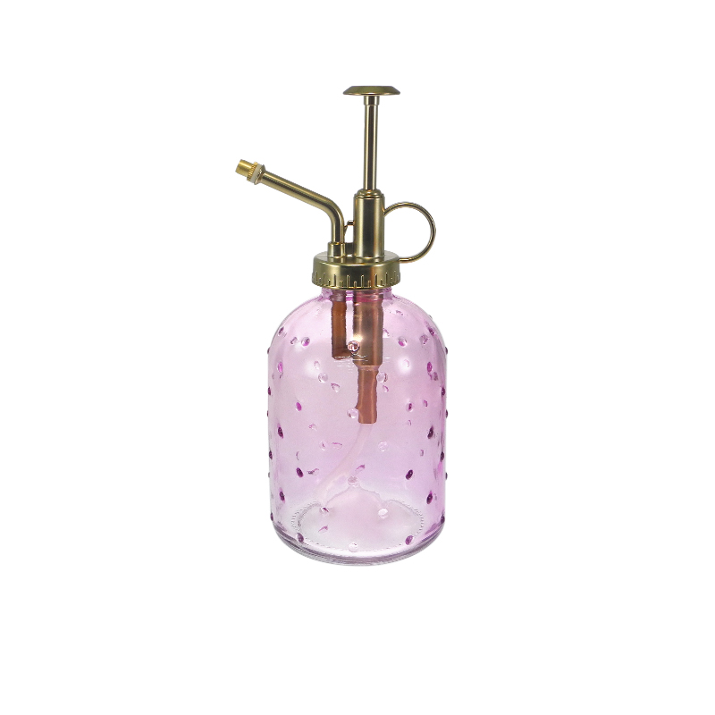 Textured Pattern Glass Spray Bottle YD-CS-009