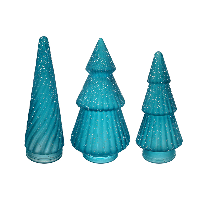 Blondish Blue Striped Christmas Tree YD-CX-140