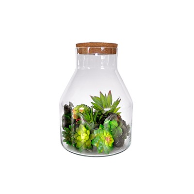 Large Conical Transparent Sun Glass Vase YD-CGV-006