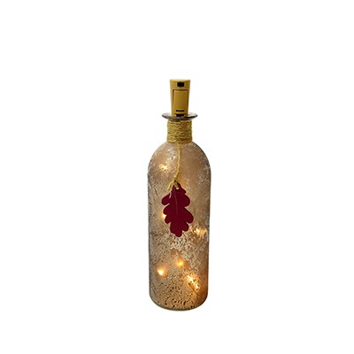 Maple Brown Series Glass Lamp Bottle YD-TDH-012