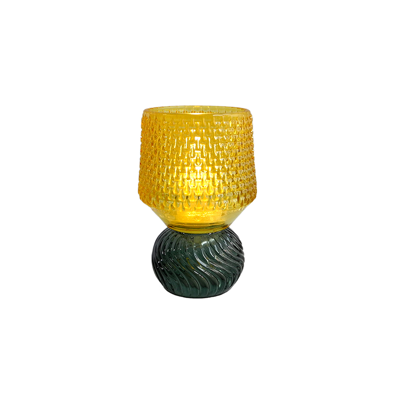 Checkered Tapered Double Candle Holder YD-HDWC-252