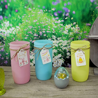 Candy Color Easter Day Glass Vases YD-EAS-002