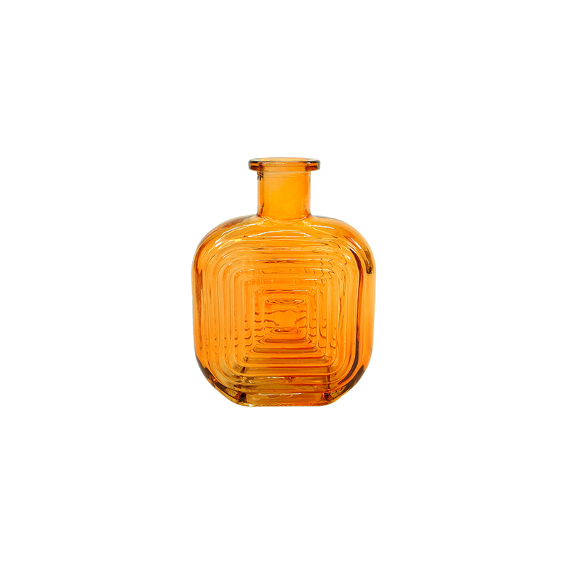 Color Spray Bud Vase With Zigzag Pattern YD-ND-356