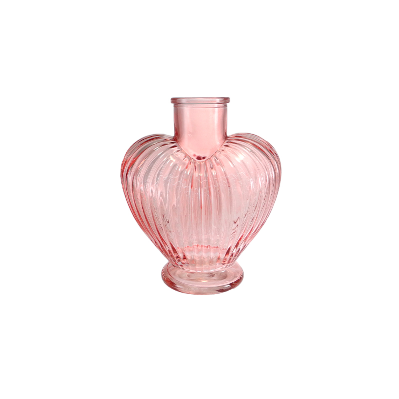 Valentine's Day Heart-shaped Colored Flower Vase YD-VL-100