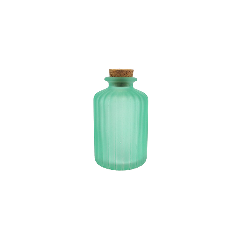 Striped Ocean Spray Colored Glass Bottle YD-OBS-156