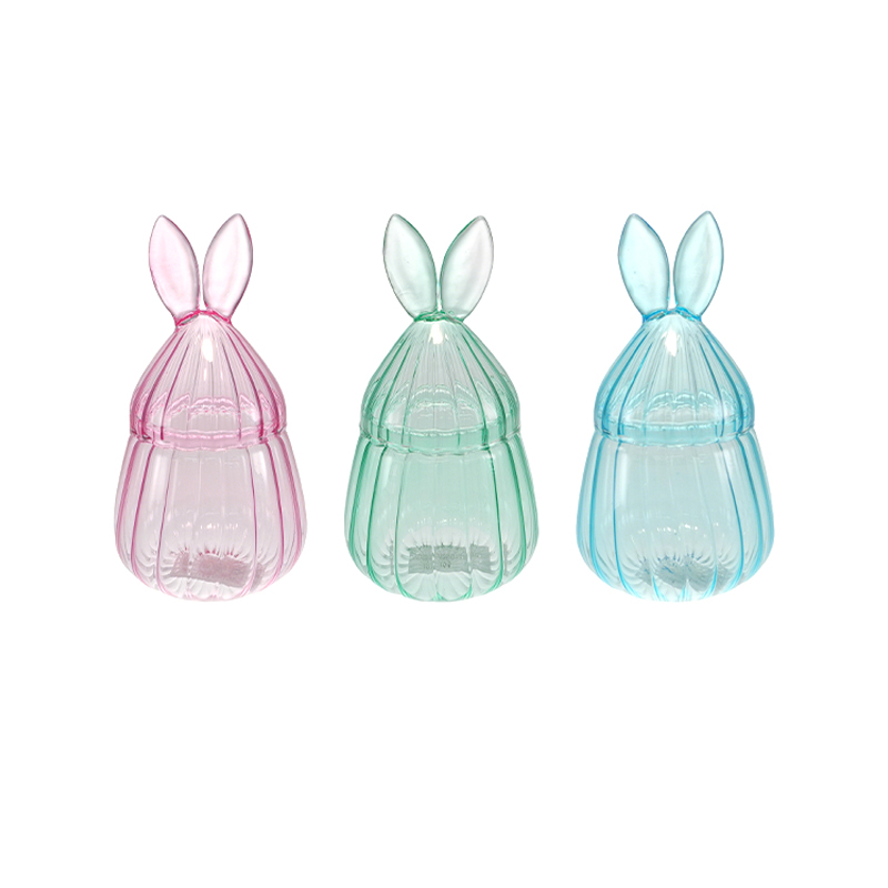High Borosilicate Rabbit Glass Container YD-EAS-078