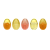 Curious Textured Egg-shaped Colored Glass Container YD-EAS-073