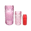 Love-themed Relief-colored Glass Candlestick YD-VL-088