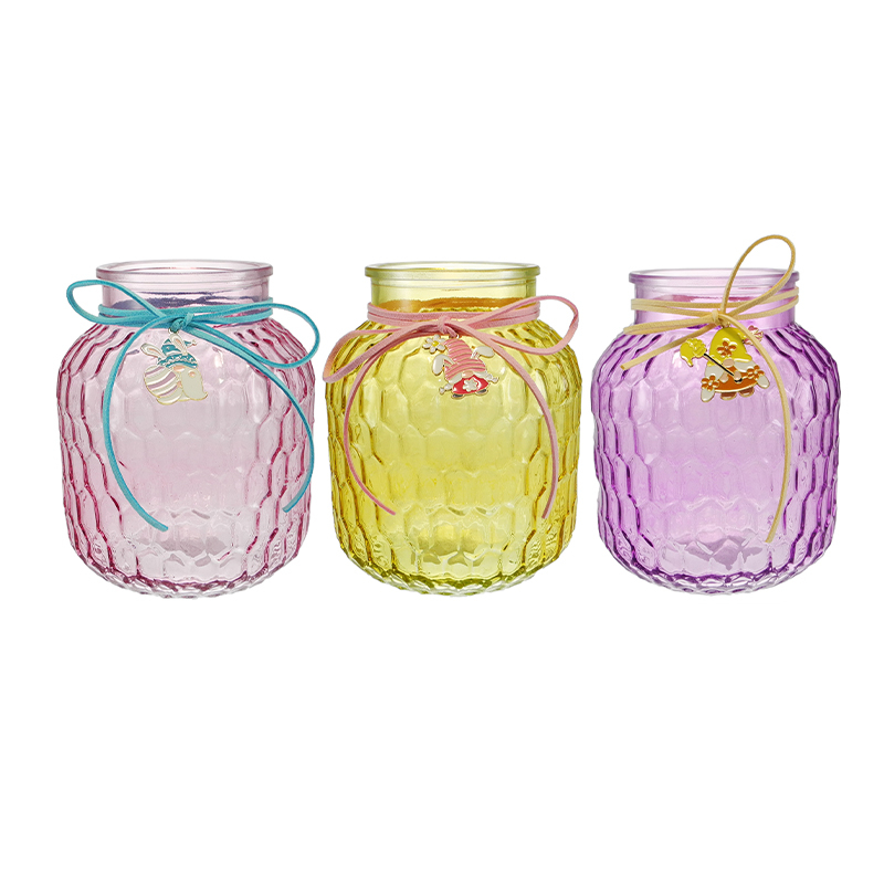 Eco-friendly Hanging Colored Glass Vase YD-SS-161