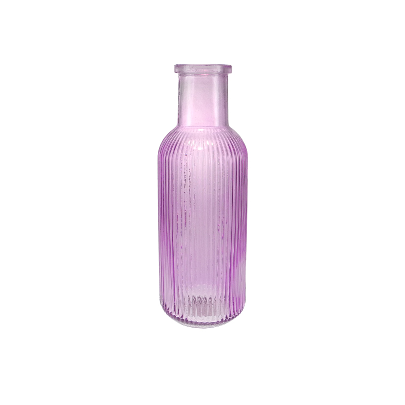 Texture Colored Flower Bud Glass Vase YD-SS-163