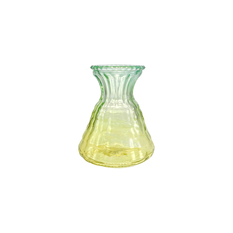 Green Gradient Spray-painted Glass Vase YD-SS-173