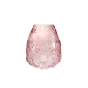 Pink Flower Relief Glass Vase YD-SS-156