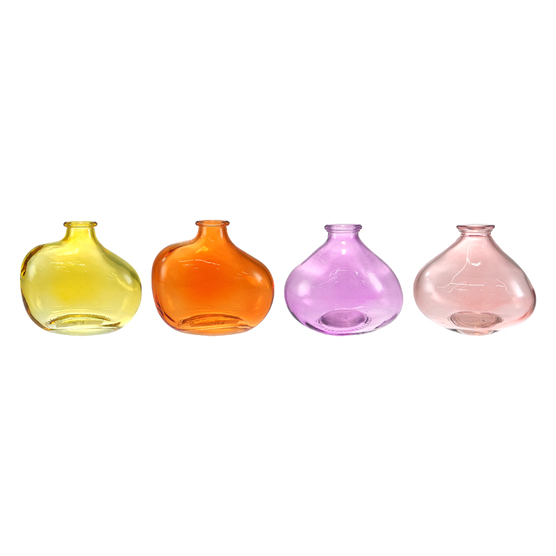 Special-shaped Tinted Glass Flower Bud Vase YD-SS-178