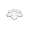 Transparent Glass Egg Plate YD-EAS-077
