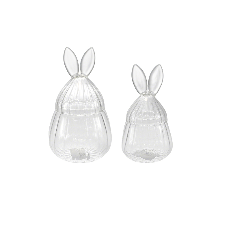 High Borosilicate Rabbit Glass Container YD-EAS-078