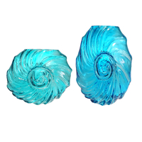 Whirlwind Blue Glass Vase YD-OBS-161