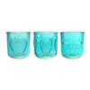 Ocean-patterned Glass Candle Cup YD-OBS-150