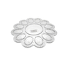 Transparent Glass Egg Plate YD-EAS-077