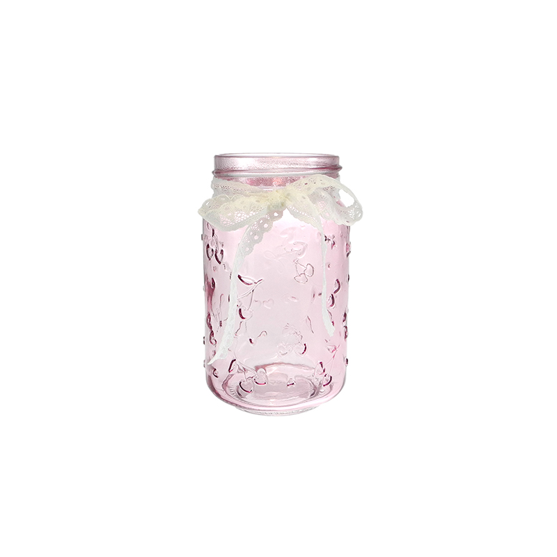 Leisy's Ribbon Valentine's Day Glass Vase YD-VL-084