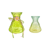 Green Gradient Spray-painted Glass Vase YD-SS-173