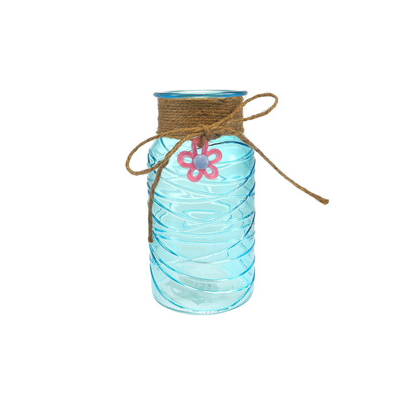 Rope-decorated Colored Flower Bud Vase YD-SS-172