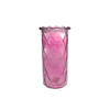 Diamond-patterned Valentine's Day Colored Glass Flower Vase YD-VL-098